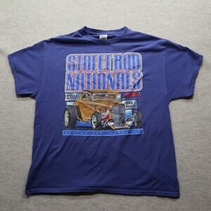 Gildan Street Rod Nationals Shirt XL 2017 Louisville Kentucky‎ Hot Rod NSRA Tee